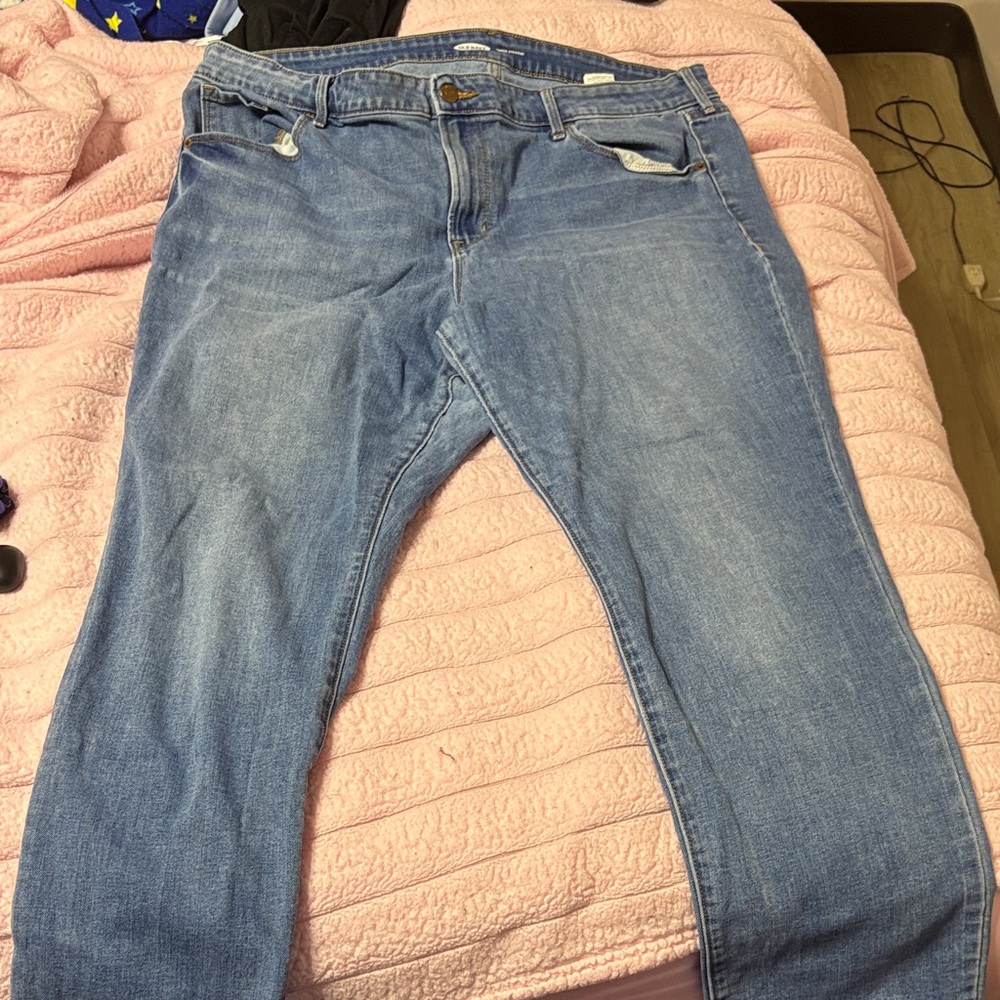 Old Navy Straight Leg Blue Jeans